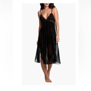 NWT In Bloom by Jonquil Chiffon Nightgown - M, L